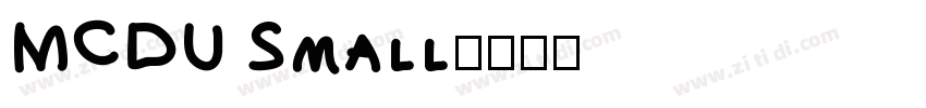 MCDU Small字体转换